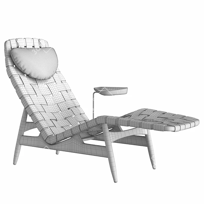 Elegant Relaxation Chair Bovirke 3D model image 8