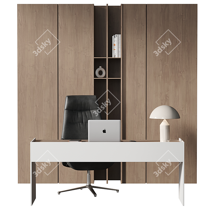 Modern Office Furniture Set 2014 3D model image 1