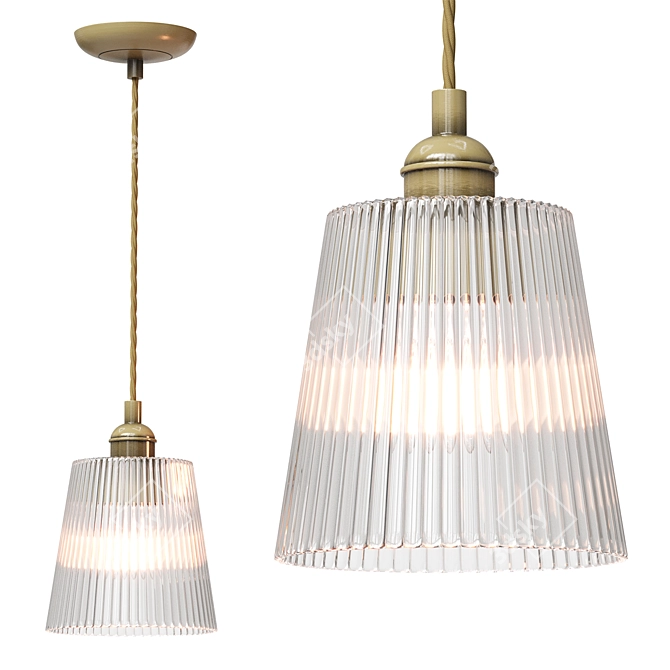 Laura Ashley Callaghan Pendant Light 3D model image 2