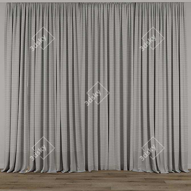Premium Curtain Model Collection 3D model image 3