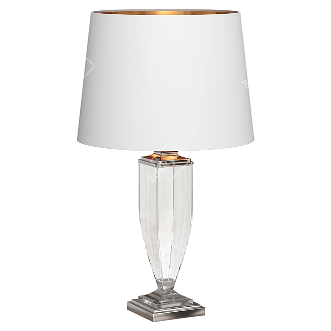 Elegant Laura Ashley Emyr Lamp 3D model image 1