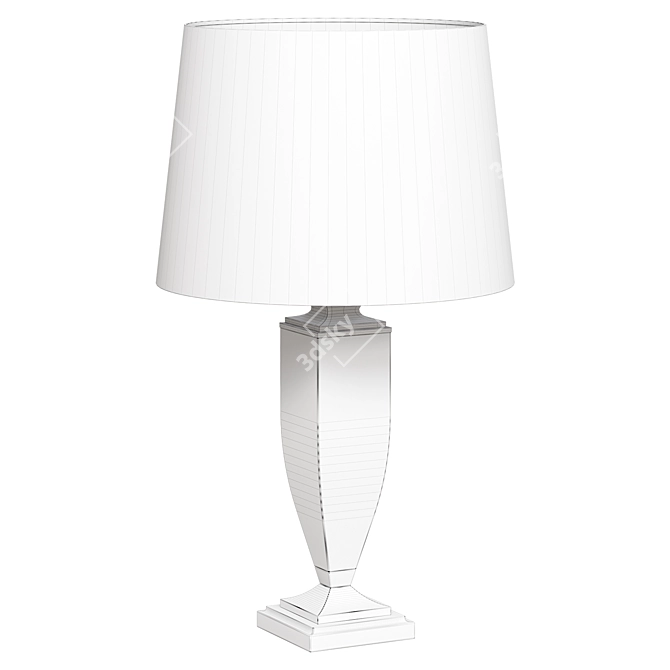 Elegant Laura Ashley Emyr Lamp 3D model image 2