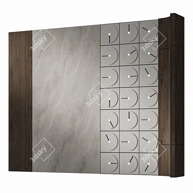 Double-Sided Display Panel 3D model image 3