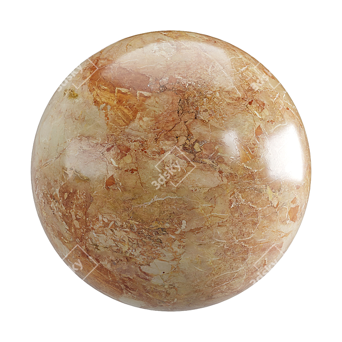 Premium Breccia Pernice Marble 3D model image 1