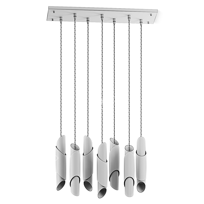 Rotatable Turia Pendant Lamp 3D model image 4