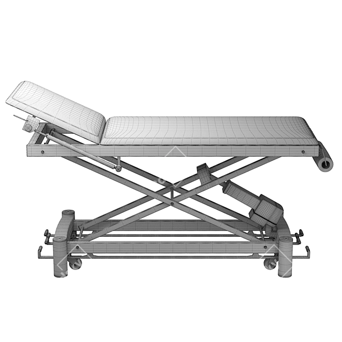 Medifa Examination Table: Advanced Patient Comfort 3D model image 5