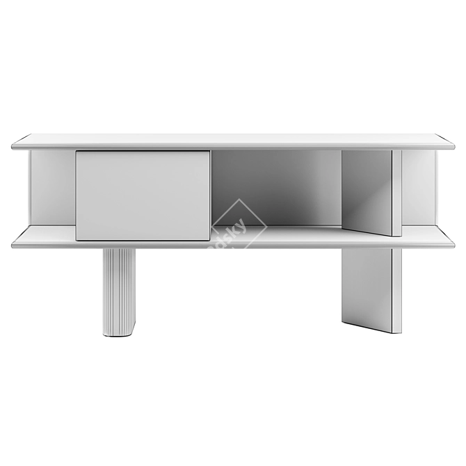 Modern Chic Morica Design Console 3D model image 4