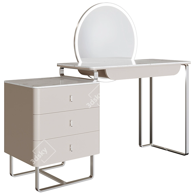 YEEROLE Vanity Table Стол 3D model image 1