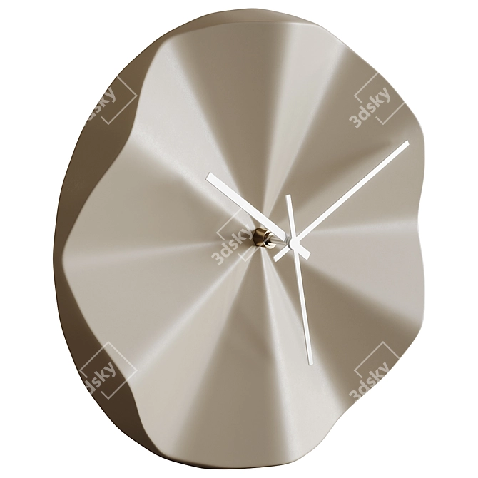 Title: Wall Clock Simplistic Design 3D model image 1