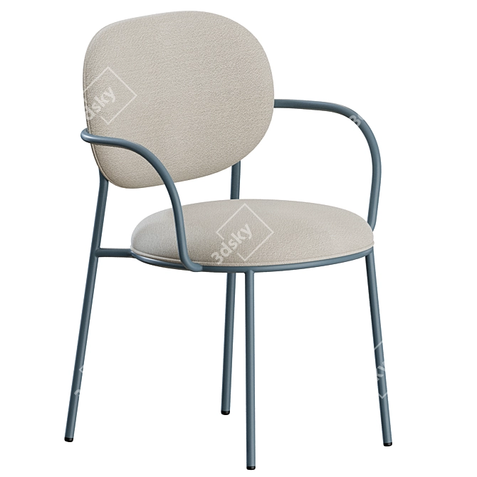 Pedrali Stiel Chairs Set Of 4 3D model image 7