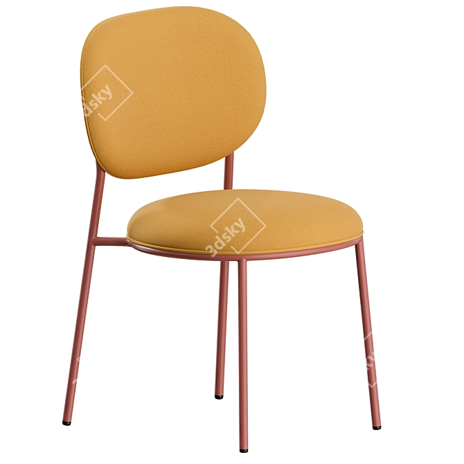 Pedrali Stiel Chairs Set Of 4 3D model image 1