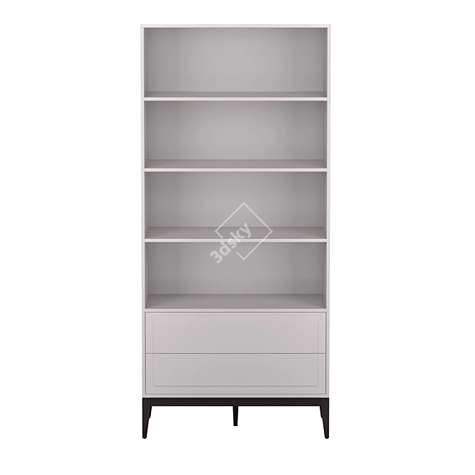 Modular Shelving MARBELLA 3D model image 2