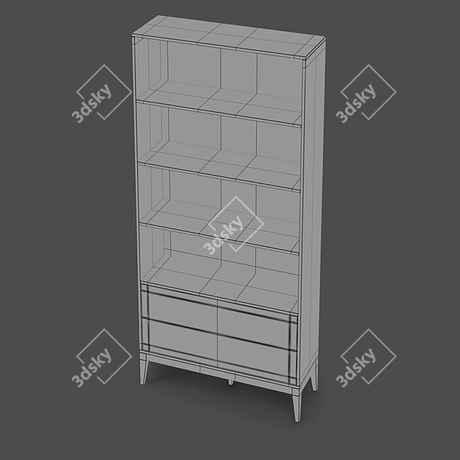 Modular Shelving MARBELLA 3D model image 3