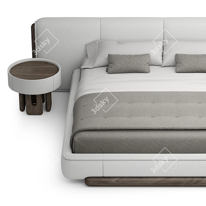 Luxury Bed by Luzaro_FACTORY 3D model image 5