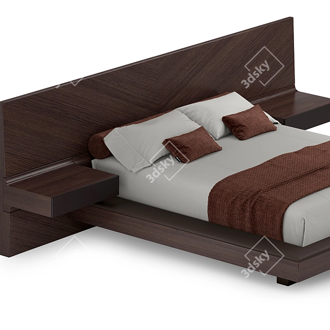 Luzaro Factory Bed 3D model image 3