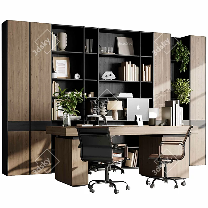 Executive Office Desk "Boss 46 3D model image 1