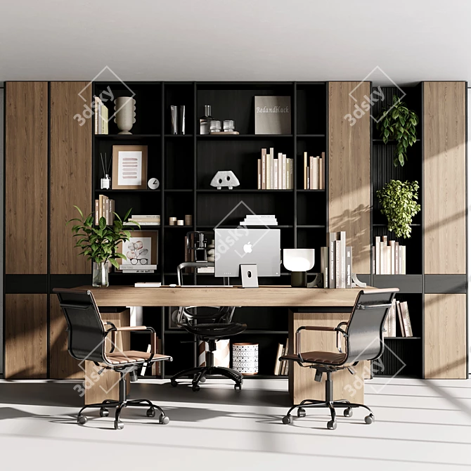 Executive Office Desk "Boss 46 3D model image 2