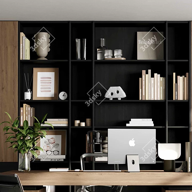 Executive Office Desk "Boss 46 3D model image 4