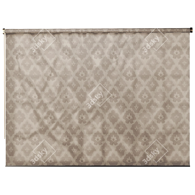 Versatile Roller Blinds Collection 3D model image 2