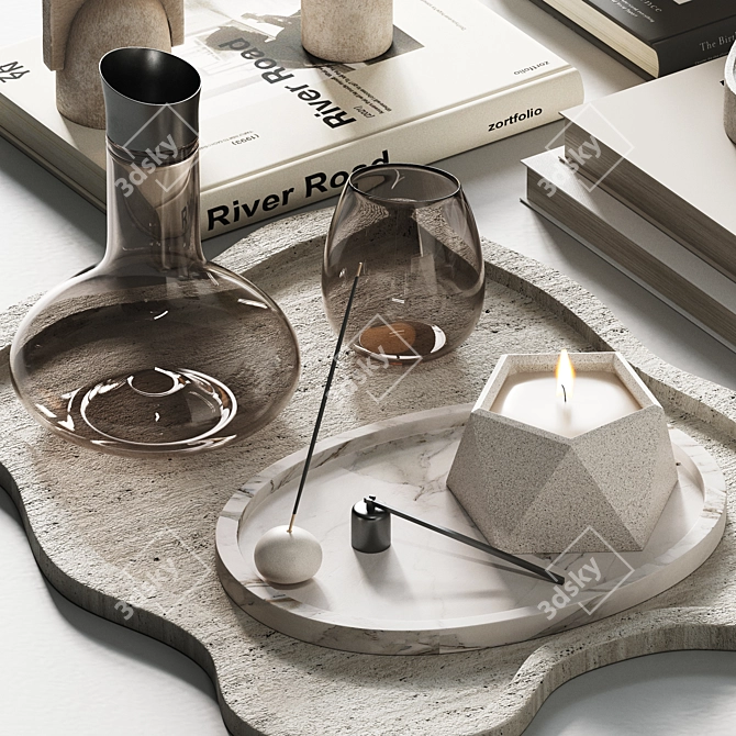 Decorative Set H112: 3D Elements 3D model image 5