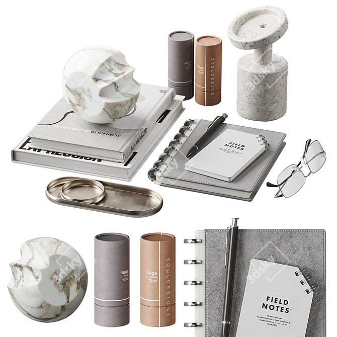 NG21 Decor Set | 3dsmax 16 3D model image 1