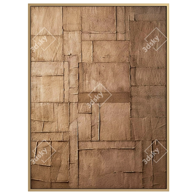 Wabi-Sabi Tranquil Wall Decor 3D model image 2