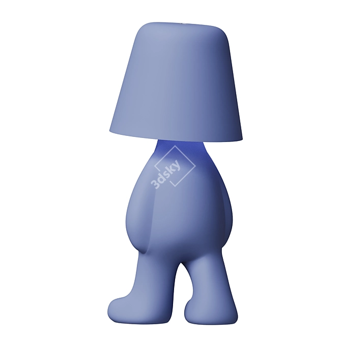Modern Brother Tom Design Statue 3D model image 2