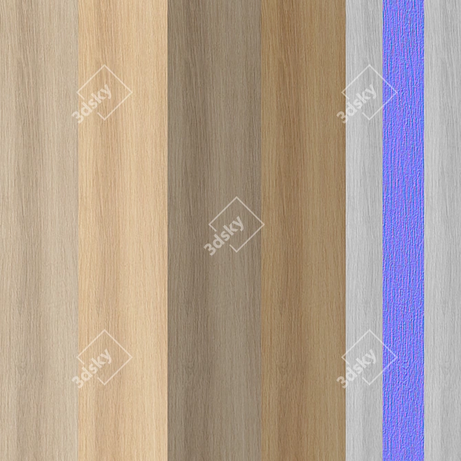 High-Quality Wood Texture Pack 3D model image 2