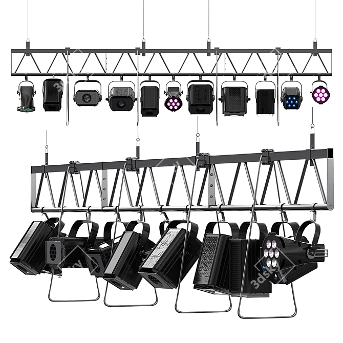 Stage Soft Farm Lighting Equipment 3D model image 1