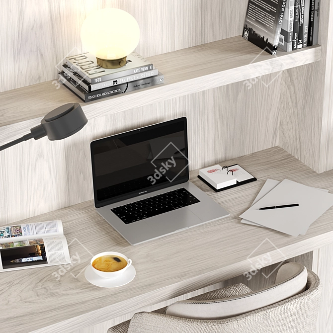 Versatile Home Office Furniture Set 3D model image 3