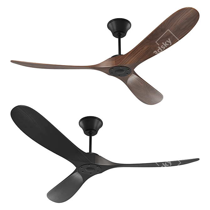 Sleek Monte Carlo Maverick Fan 3D model image 4