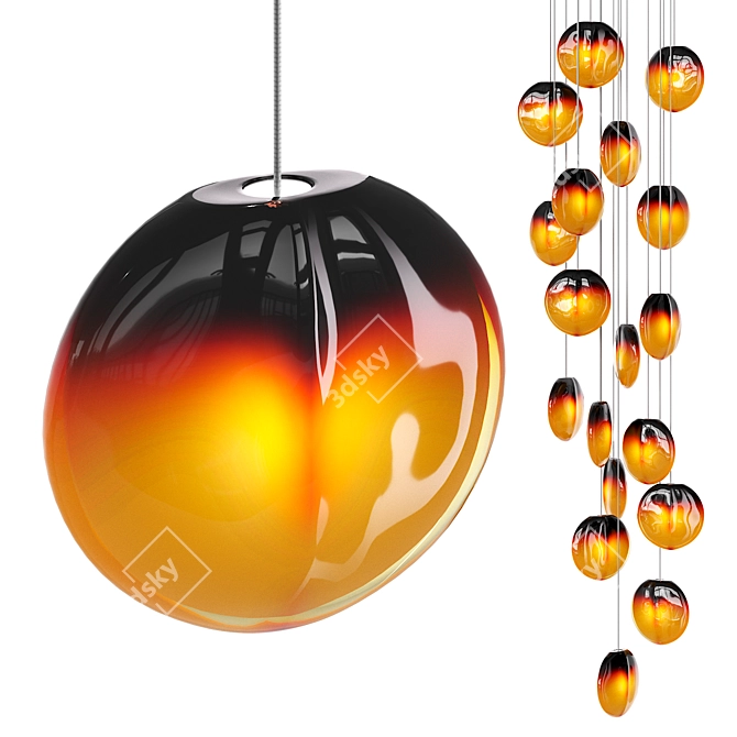 OVA Pendant Light Fixture 3D model image 6