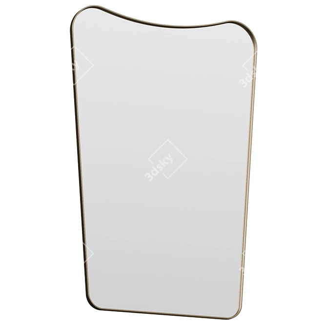 Title: Artesia Modern Decorative Wall Mirror 3D model image 3
