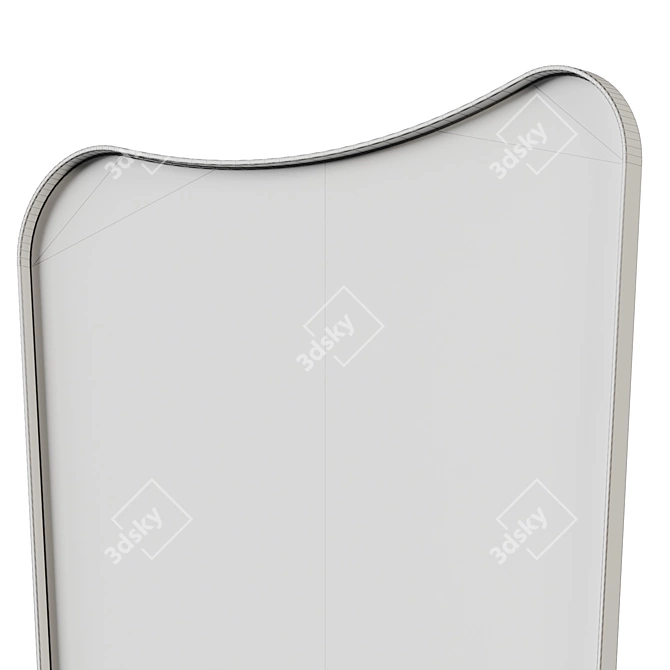 Title: Artesia Modern Decorative Wall Mirror 3D model image 6