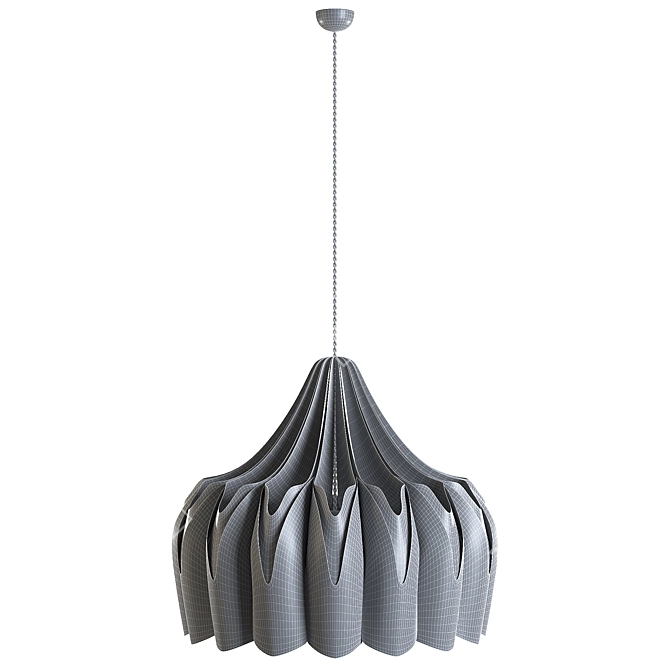 Flower Shape Pendant Light 3D model image 5