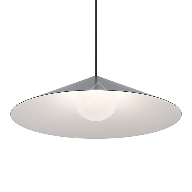 Ethereal Wisp Pendant Light 3D model image 1