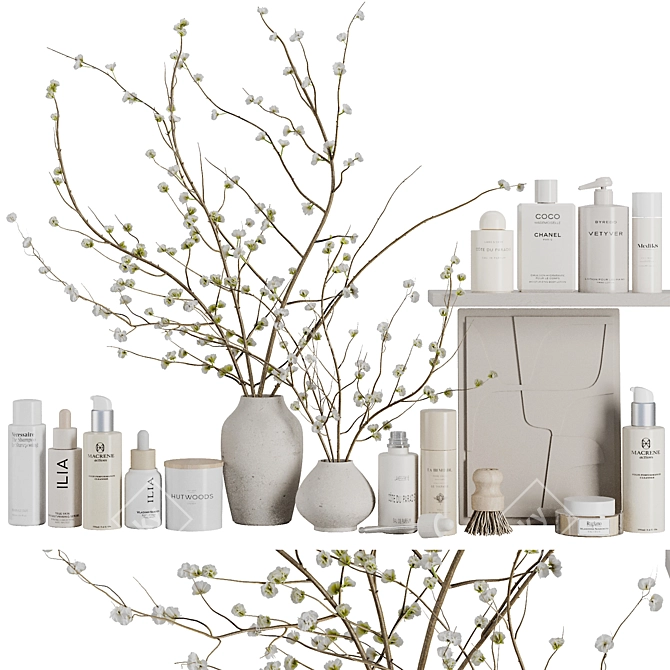Modern Bathroom SetV28 Accessories 3D model image 7