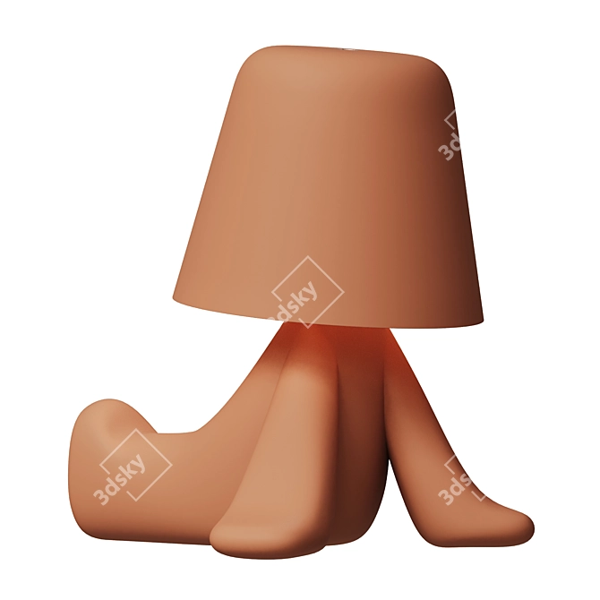 Modern Bob Brothers Sculpture Set 3D model image 2