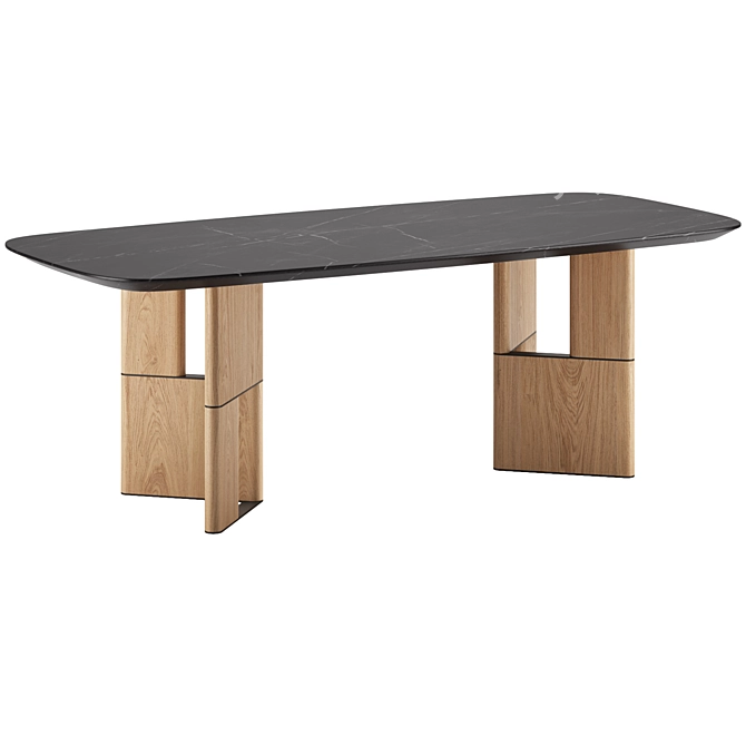 Morica Design Tetris Dining Table 3D model image 2