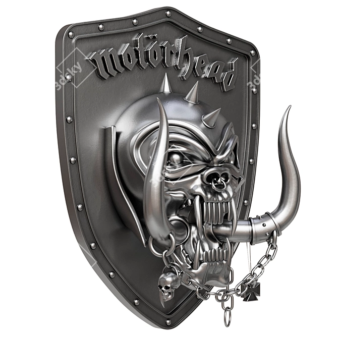 Detailed Motorhead Mascot Model 3D model image 2