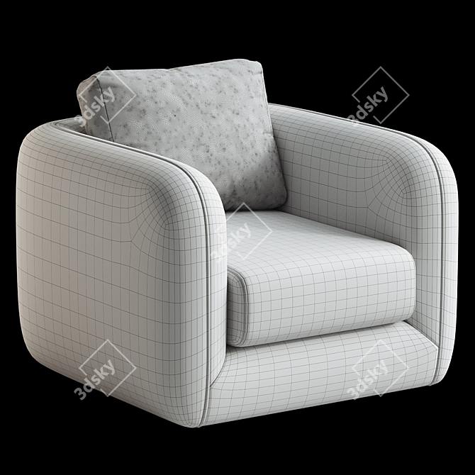 Oslo Swivel Chair 3D Model 3D model image 5