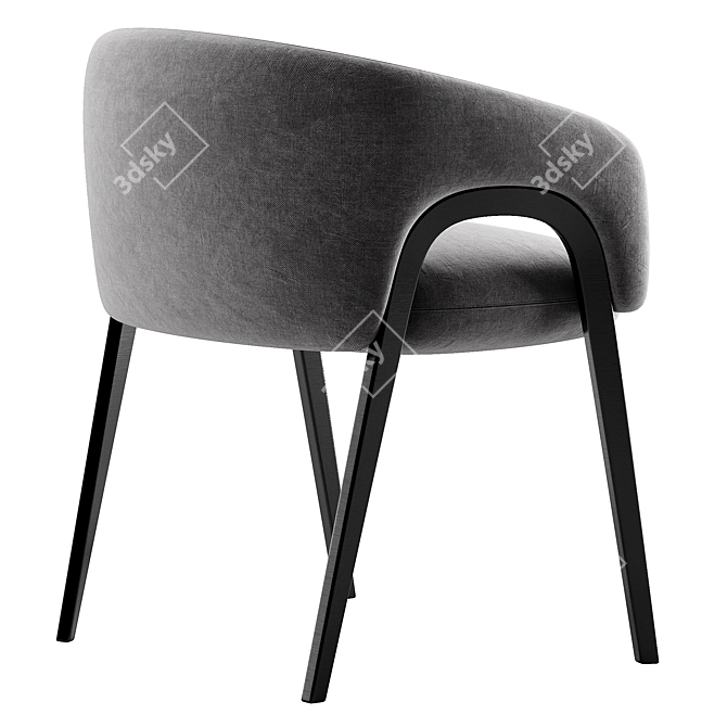 Modern ALLEY Chair by Bonaldo 3D model image 3