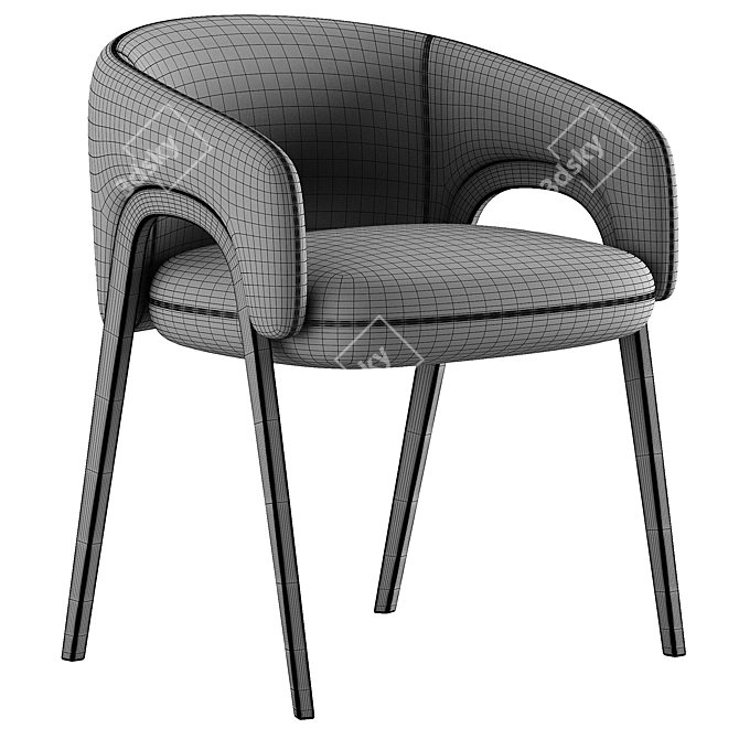 Modern ALLEY Chair by Bonaldo 3D model image 4