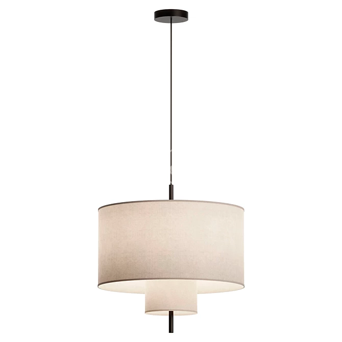 Modern Margin Pendant Lamp 3D model image 2