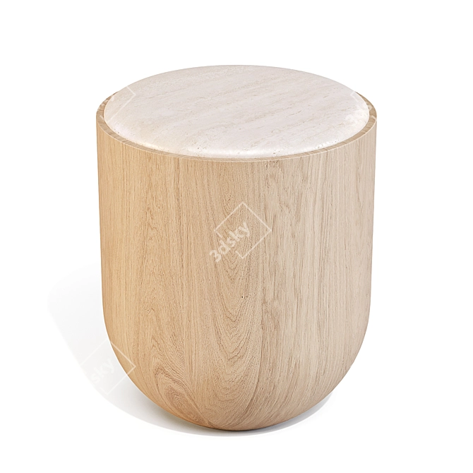 Quartam Elegance Coffee Side Tables 3D model image 4
