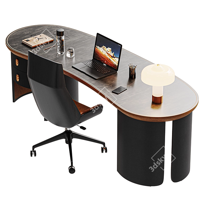 1. Executive Leather Office Chair - Ergonomic Luxury
2. Refurbished MacBook Pro - Space Grey M1
3. Cont 3D model image 2