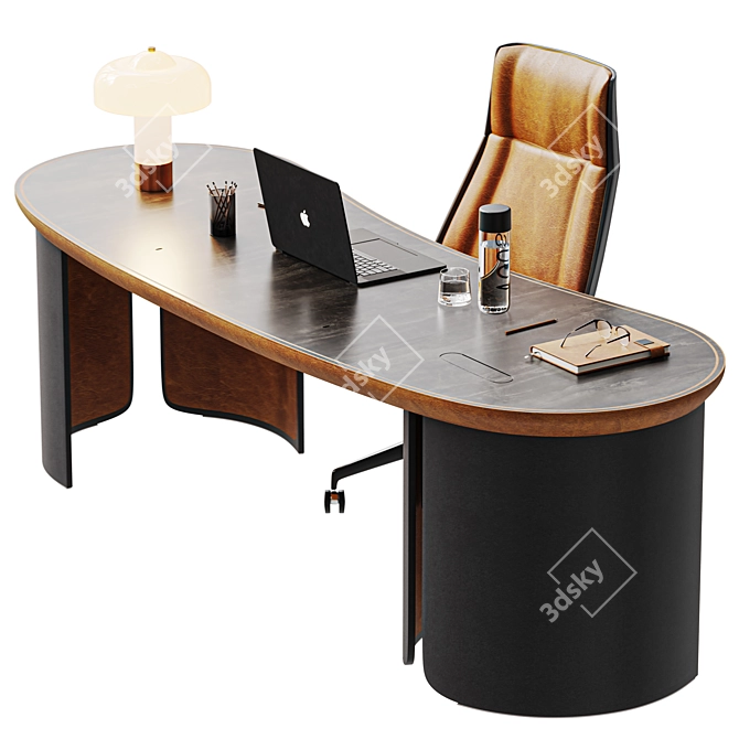 1. Executive Leather Office Chair - Ergonomic Luxury
2. Refurbished MacBook Pro - Space Grey M1
3. Cont 3D model image 3