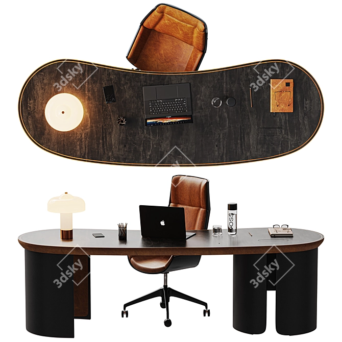 1. Executive Leather Office Chair - Ergonomic Luxury
2. Refurbished MacBook Pro - Space Grey M1
3. Cont 3D model image 4