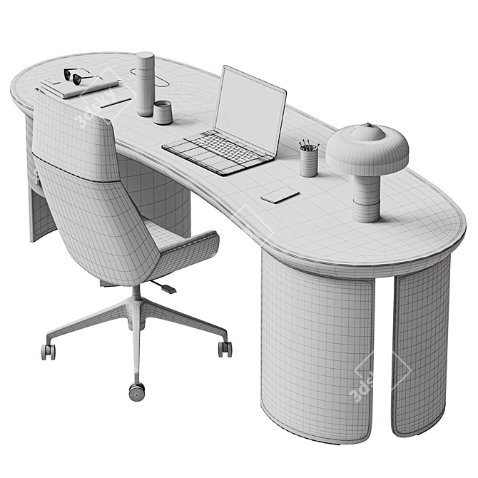 1. Executive Leather Office Chair - Ergonomic Luxury
2. Refurbished MacBook Pro - Space Grey M1
3. Cont 3D model image 7