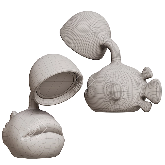 QEEBOO | Abysse Lamp - Modern Luminescence 3D model image 4